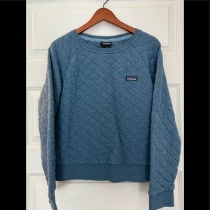 Patagonia Organic Cotton Quilt Crew Sweatshirt Women’s Large